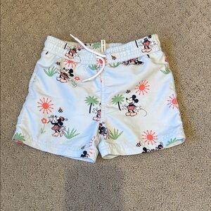 Disney Mickey Mouse Patterned Swim Shorts